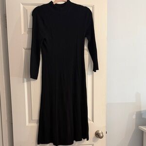 Cato Black Knit Dress